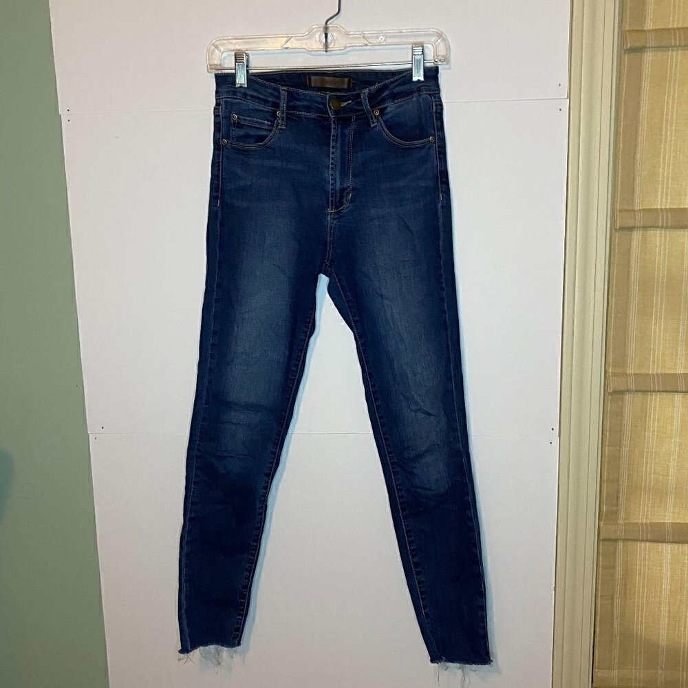 Leith Denim Jeans Sz 25 (measures 26x26) High-Rise Skinny Ankle